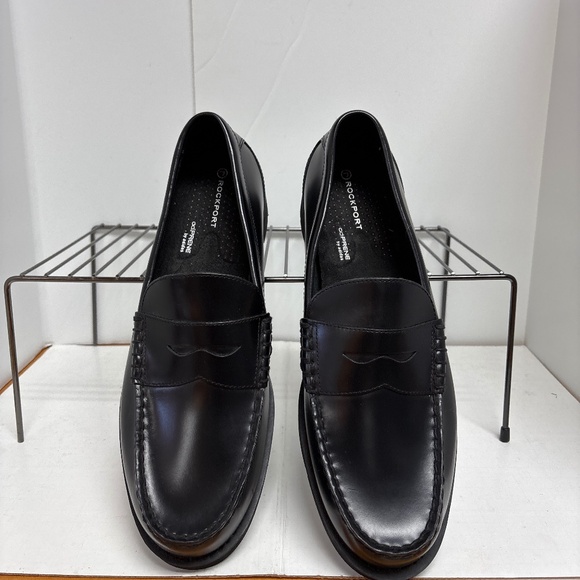 Men’s NWOT Rockport Black Penny Loafers Shoes Size 11 main image 4